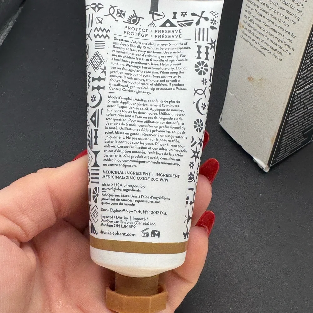 Drunk Elephant Umbra Cocoa Mineral Cream SPF 30 - Picture 8 of 9
